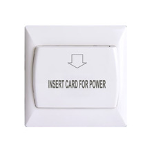 OEM HOTEL-ENERGY Interruptor de tarjeta para hotel - Compatible con cualquier tipo de tarjeta - LED de posición - Fabricado en P