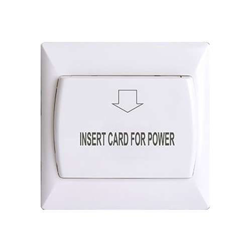 OEM HOTEL-ENERGY Interruptor de tarjeta para hotel - Compatible con cualquier tipo de tarjeta - LED de posición - Fabricado en P