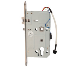 OEM HOTEL-LOCK-EU6-R Cerrojo para cerradura de hotel - Cerrojo estándar europeo - Backset de 60 mm - Apertura a derechas - Orifi