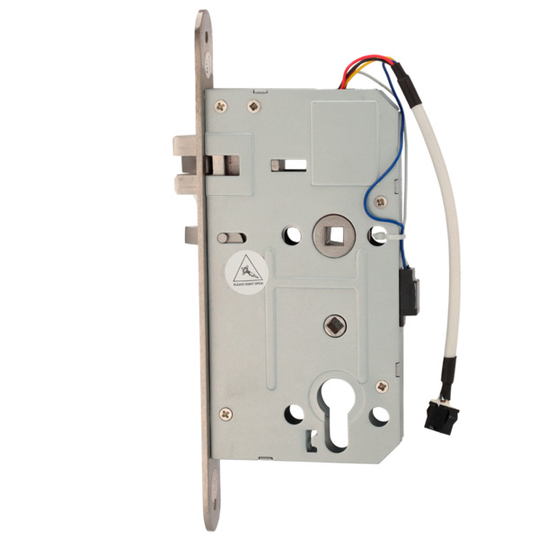 OEM HOTEL-LOCK-EU6-R Cerrojo para cerradura de hotel - Cerrojo estándar europeo - Backset de 60 mm - Apertura a derechas - Orifi