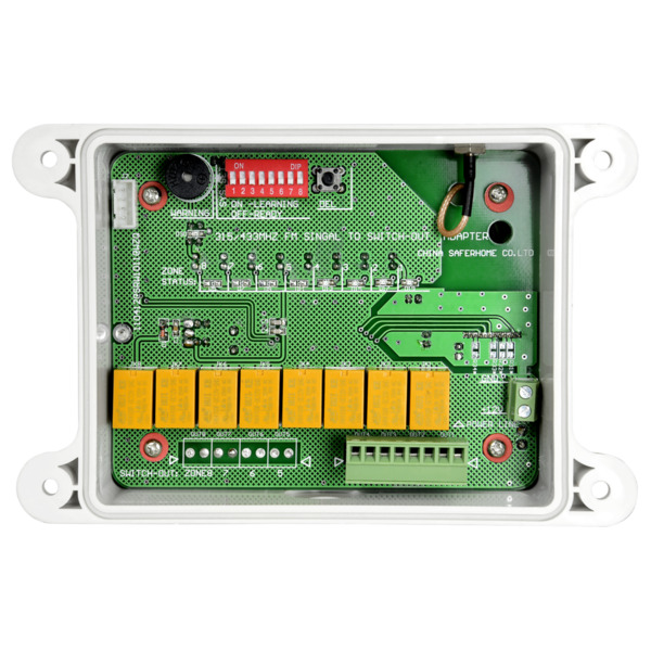 OEM IB-SH-REC-4 Receptor de barreras solares infrarrojas - 4 entradas inalámbricas - 4 salidas cableadas - Hasta 6 dispositivos (3)