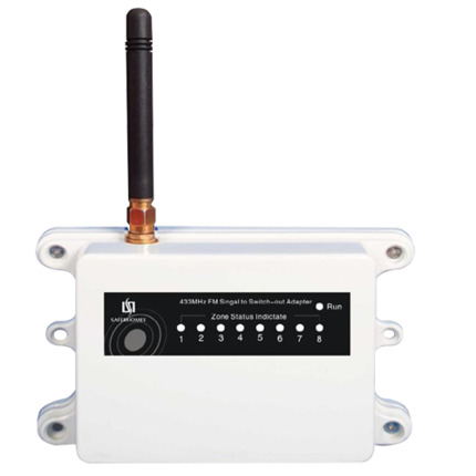 Comprar OEM IB-SH-REC-4 Receptor de barreras solares infrarrojas - 4 entradas inalámbricas - 4 salidas cableadas - Hasta 6 dispositivos por entrada - Dip Switch de configuración