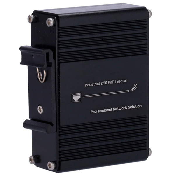 OEM INJ-IPOE-60W-2.5G-DC Inyector Hi-PoE Industrial - Entrada RJ45 10/100/1000/2,5 Base-T - Potencia total 60 W - Distancia máxi (1)