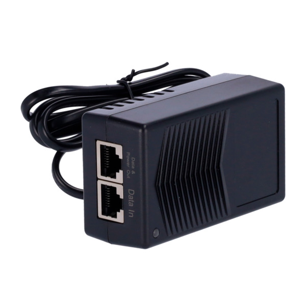 OEM INJ-POE-15W Inyector PoE - Entrada/Salida RJ45 10/100 Mbps - Potencia 15 W - Distancia máxima 100 m - Velocidad 100M - Estab