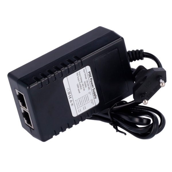 OEM INJ-POE-15W Inyector PoE pasivo - Entrada/Salida RJ45 10/100 Mbps - Potencia 15 W - Distancia máxima 100 m - Velocidad 100M (3)
