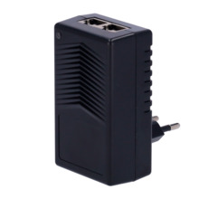 OEM INJ-POE-15W-P Inyector PoE de pared - Entrada/Salida RJ45 10/100 Mbps - Potencia 15 W - Distancia máxima 100 m - Velocidad 1