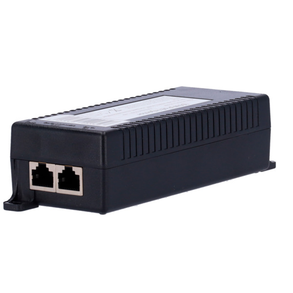 OEM INJ-POE-2.5G-60W Inyector PoE - Entrada/Salida RJ45 10/100/1000/2500 Mbps - Potencia 60 W - Distancia máxima 100 m - PoE/PoE