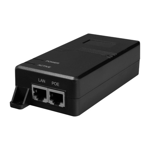 OEM INJ-POE-60WBT-LITE Inyector PoE - Entrada/Salida RJ45 10/100/1000 Mbps - Potencia 60 W - Distancia máxima 100 m - PoE/PoE+/H