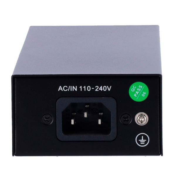 OEM INJ-POE-90W-V2 Inyector PoE - Entrada/Salida RJ45 10/100/1000 Mbps - Potencia 90 W - Distancia máxima 100 m - PoE/PoE+/Hi-Po (5)