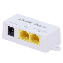 OEM INJ-POE-G-1224DC Inyector PoE Pasivo - Entrada/Salida RJ45 10/100/1000 Mbps - 12-24v - Distancia máxima 100 m - Compatible c