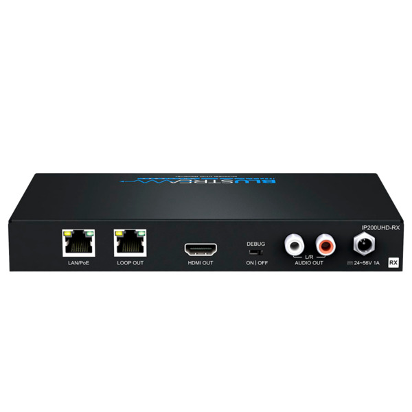 OEM IP200UHD-RX Receptor de video sobre IP - Resolución UHD - 1 entrada LAN (RJ45) - 1 salida HDMI - Función KVM (5)