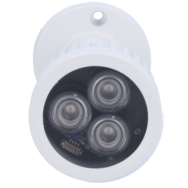 OEM IR40 Foco infrarrojo de alcance 50m - Iluminación por LEDs - 60° de apertura - 3 leds Ø10 - Incluye célula de fotocontrol - (1)