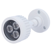 OEM IR40 Foco infrarrojo de alcance 50m - Iluminación por LEDs - 60° de apertura - 3 leds Ø10 - Incluye célula de fotocontrol -