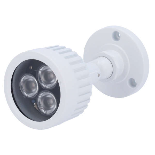 OEM IR40 Foco infrarrojo de alcance 50m - Iluminación por LEDs - 60° de apertura - 3 leds Ø10 - Incluye célula de fotocontrol -