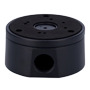 OEM JBOX-118-BLACK Caja de conexiones - Para cámaras Bullet, Domo y Turret - Apto para uso exterior - Instalación en techo o par (2)