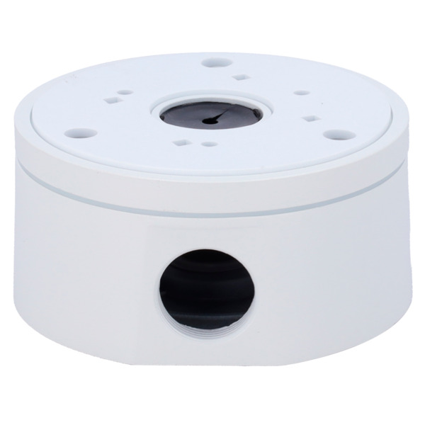 OEM JBOX-118-WHITE Caja de conexiones - Para cámaras Bullet, Domo y Turret - Apto para uso exterior - Instalación en techo o par (1)