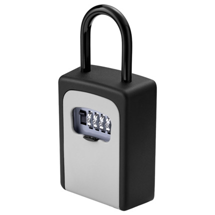 Comprar OEM KEYS-SAFEBOX-HOOK Caja de seguridad con gancho para llaves - Apertura con código de 4 dígitos - Instalación en pared o enganchado - Medidas: 200 x 90 x 40 mm - Fabricado en aleación de zinc y acero - Solución para vivienda vacía y alquiler