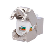 OEM KS6-FTP-TL180 Conector para cables FTP - Conector salida RJ45 - Compatible FTP categoría 6 - Fácil instalación sin necesidad