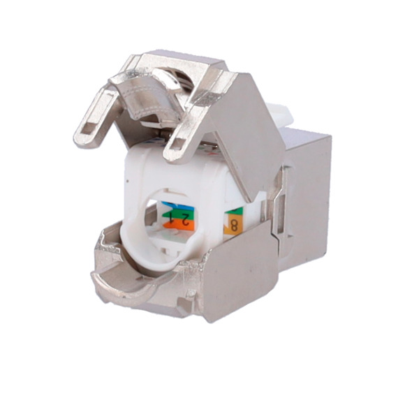 OEM KS6-FTP-TL180 Conector para cables FTP - Conector salida RJ45 - Compatible FTP categoría 6 - Fácil instalación sin necesidad