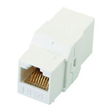 OEM KS6-RJ45 Conector - Empalme para cables UTP - Conector entrada RJ45 - Conector salida RJ45 - Compatible UTP categoría 6 - Ba