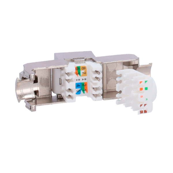 OEM KS6A-FTP-TL180 Conector para cables FTP - Conector salida RJ45 - Compatible FTP categoría 6A - Fácil instalación sin necesid (7)