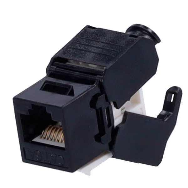 OEM KS6A-TL180-BK Conector para cables UTP - Conector salida RJ45 - Compatible UTP categoría 6A - Fácil instalación sin necesida (5)