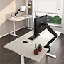 OEM LDT46-C012E Brazo para monitor - Instalación en mesa - Carga máxima 9Kg - Inclinación -90º +90º - VESA 75x75mm - VESA 100x10 (2)