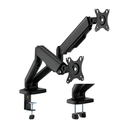 Comprar OEM LDT46-C024E Soporte para doble monitor - Instalación en mesa - Carga máxima 9 Kg/brazo - Inclinación -90º +90º - VESA 75x75mm - VESA 100x100mm