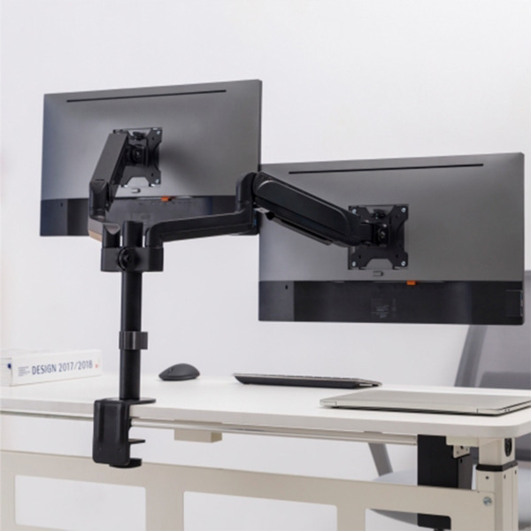 OEM LDT48-C024 Soporte para doble monitor - Instalación en mesa - Carga máxima 9 Kg/brazo - Inclinación -35º +35º - VESA 75x75mm (1)