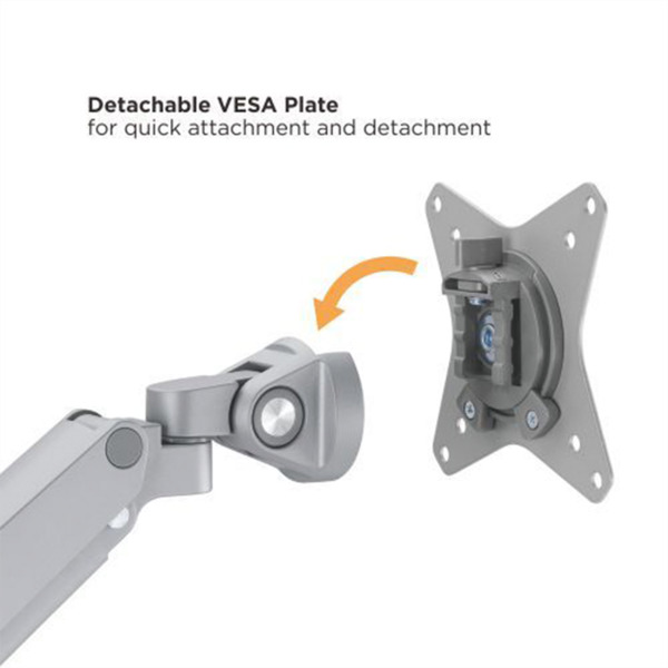 OEM LDT62-C012P Brazo para monitor - Instalación en mesa - Carga máxima 9Kg - Inclinación -45º ~ +45º - VESA 75x75 - VESA 100x10 (3)