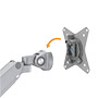OEM LDT62-C024P-GREY Soporte para doble monitor - Instalación en mesa - Carga máxima 9 Kg/brazo - Inclinación -45º +45º - VESA 7 (4)