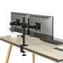OEM LDT66-C024 Poste para doble monitor - Instalación en mesa - Carga máxima 9Kg - Inclinación -45º +45º - VESA 75x75 - VESA 100 (2)