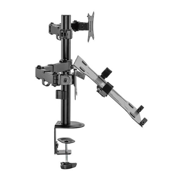 OEM LDT66-C024ML Brazo para monitor y PC - Instalación en mesa - Carga máxima 9Kg - Inclinación -45º +45º - VESA 75x75 - VESA 10 (1)