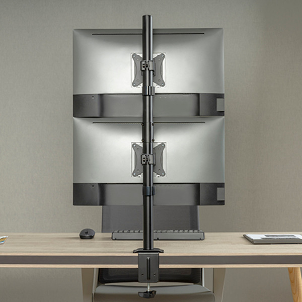 OEM LDT66-C02V Poste para monitor - Instalación en mesa - Carga máxima 9Kg - Inclinación -45º +45º - VESA 75x75 - VESA 100x100mm (1)