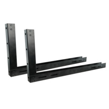OEM LOCKBOX-BR Soporte de pared - Para LOCKBOX-4U - 2 unidades tipo escuadra - Anclaje regulable - Material metálico - Color neg