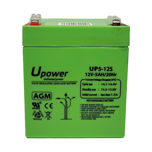 OEM MAX 12V5A Batería sin mantenimiento de 12 V, 5 Ah.