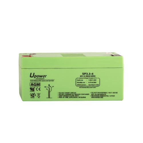 OEM MAX 6V3.2A Batería sin mantenimiento de 6 v. 3,2 Ah.