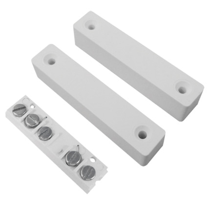 Comprar OEM MC-SWPS-1 Contacto magnético - Apto para instalar en madera - Tecnología Reed - Sistema de conexión por 5 terminales - Resistencia a choques mecánicos y eléctricos
