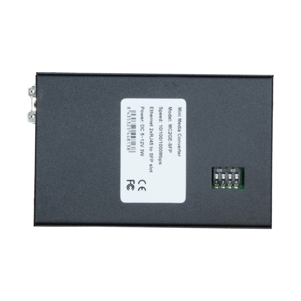 OEM MC2GE-SFP Conversor de medios - 2x Ethernet RJ45 - 1x SFP - Gigabit - 10/100/1000 Base-TX - Tamaño reducido (1)