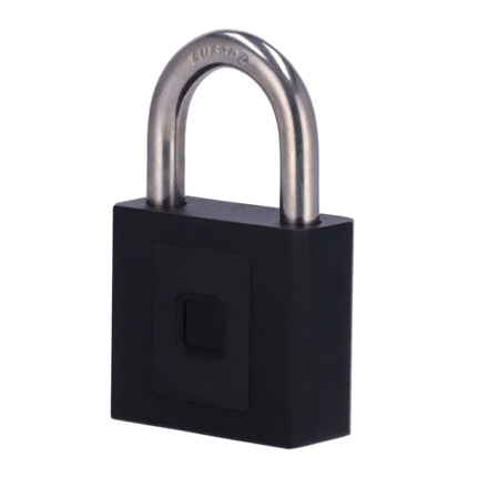 Comprar OEM PADLOCK-FBT-PRO Candado inteligente Bluetooth - Apertura mediante huella y app - Capacidad 15 huellas - Diámetro de la viga de 10 mm - Batería integrada 220 mAh - Apto para exterior IP65