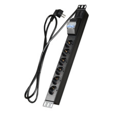 OEM PDU-6PN Regleta - Diseñada para racks estandarizados de 19&quot; - 6 salidas hasta 250VAC / 16 A max. - Tamaño 1U para facil