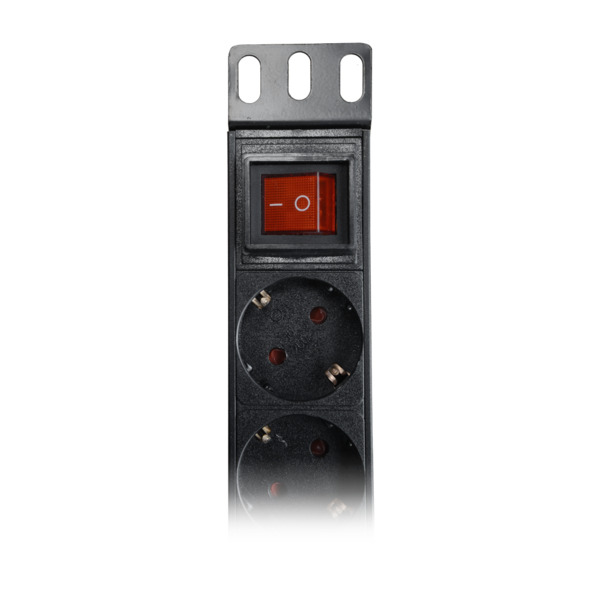 OEM PDU-9P1U-SWITCH Regleta - Formato enrackable 1U - 9 salidas hasta 250VAC / 16 A max. - Interruptor de encendido/apagado - Co (3)