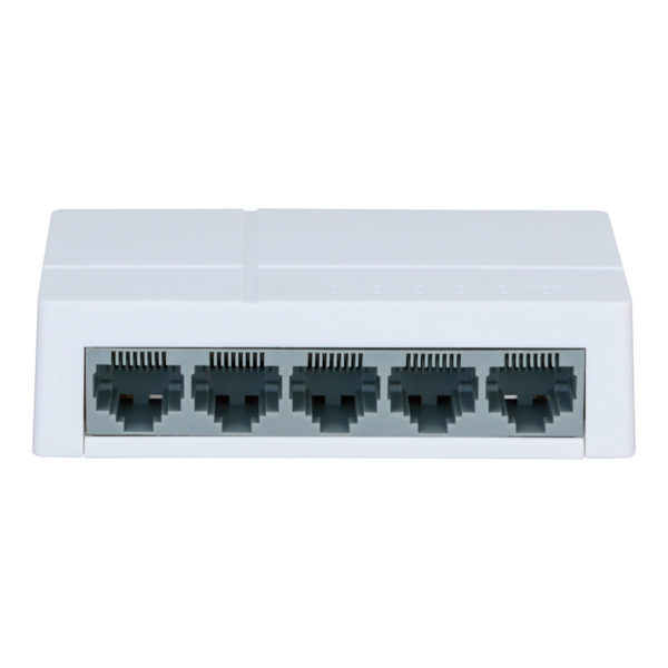 OEM PFS3005-5ET-L Switch Branded Fast Ethernet - 5 puertos RJ45 - Velocidad 10/100Mbps - Buffer mejorado para transmisión de vid (1)