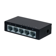 OEM PFS3005-5ET Switch Branded Fast Ethernet - 5 puertos RJ45 - Velocidad 10/100Mbps - Buffer mejorado para transmisión de video