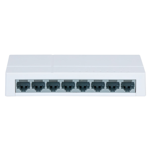 OEM PFS3008-8ET-L Switch Branded Fast Ethernet - 8 puertos RJ45 - Velocidad 10/100Mbps - Buffer mejorado para transmisión de vid (1)