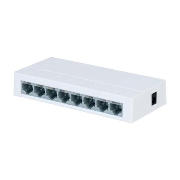 OEM PFS3008-8ET-L Switch Branded Fast Ethernet - 8 puertos RJ45 - Velocidad 10/100Mbps - Buffer mejorado para transmisión de vid