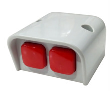 OEM PNCDB-EN Pulsador antiatraco NC doble botón frontal. Acorde normativa UNE-EN 50131-3