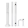 OEM POLE-350-D Báculo para CCTV - 3.5 metros de altura - Fabricado en acero galvanizado - 2 piezas de 1,25 metros y 1 base de 1 (1)