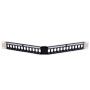 OEM PP-A24FTP Patch panel angular vacío - 24 puertos FTP - Formato enrackable 1U - Sin electrónica - Barra para gestión de cable (2)