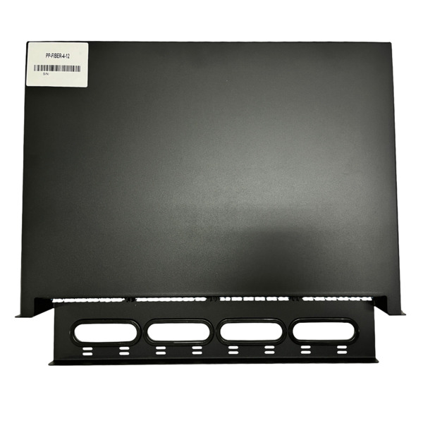 OEM PP-FIBER-4-12 Patch panel de fibra  - 48 puertos LC Duplex - 4 casetes con 12 adaptadores LC Dúplex cada uno - No incluye pi (1)